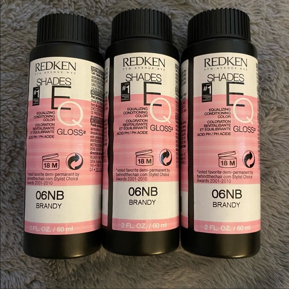 Redken bundle of (3) 6NB shades eq 2oz